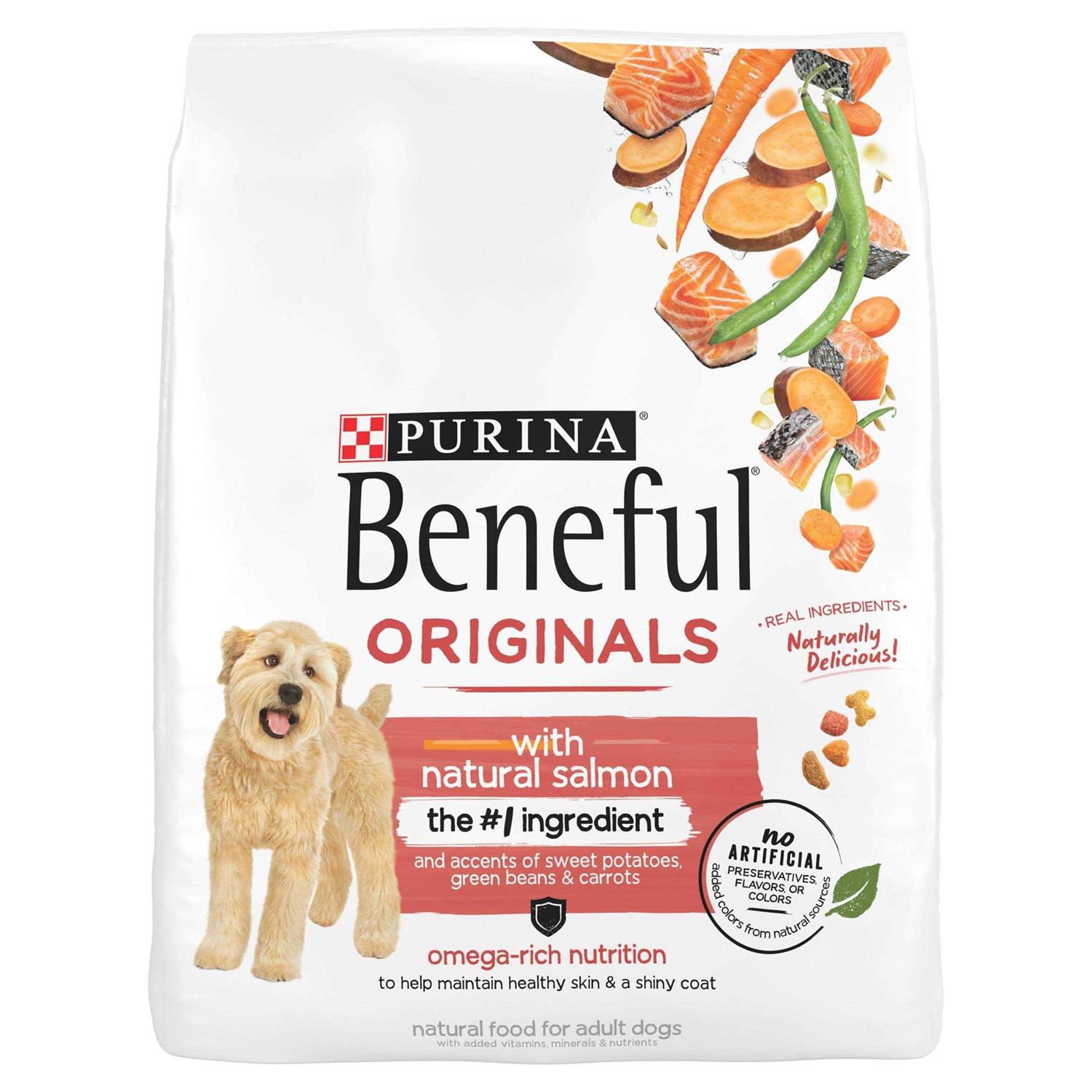 Purina Beneful Originals Salmon Dry Dog Food - Pet Supplies online store