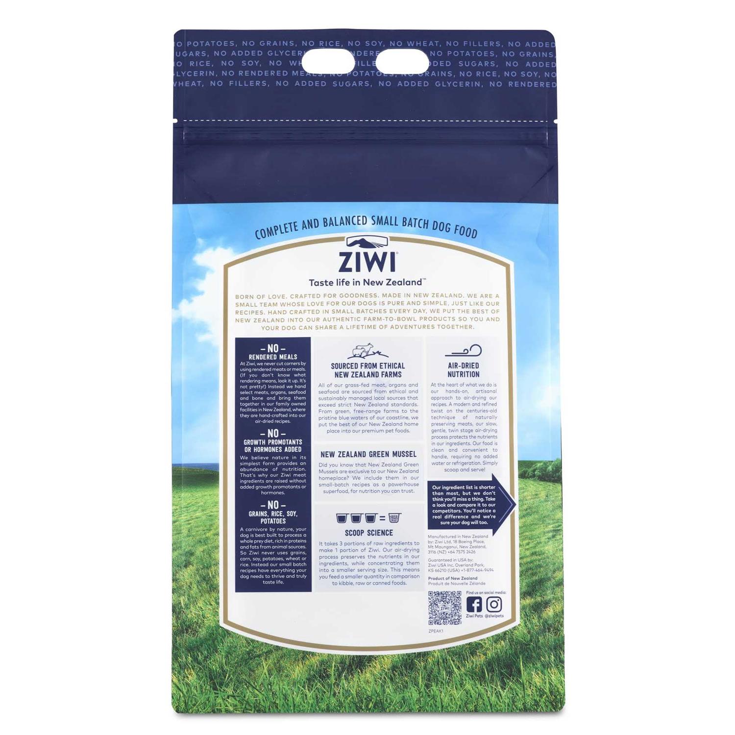 Ziwi Peak Air Dried Beef Dog Food - Pet Supplies online store
