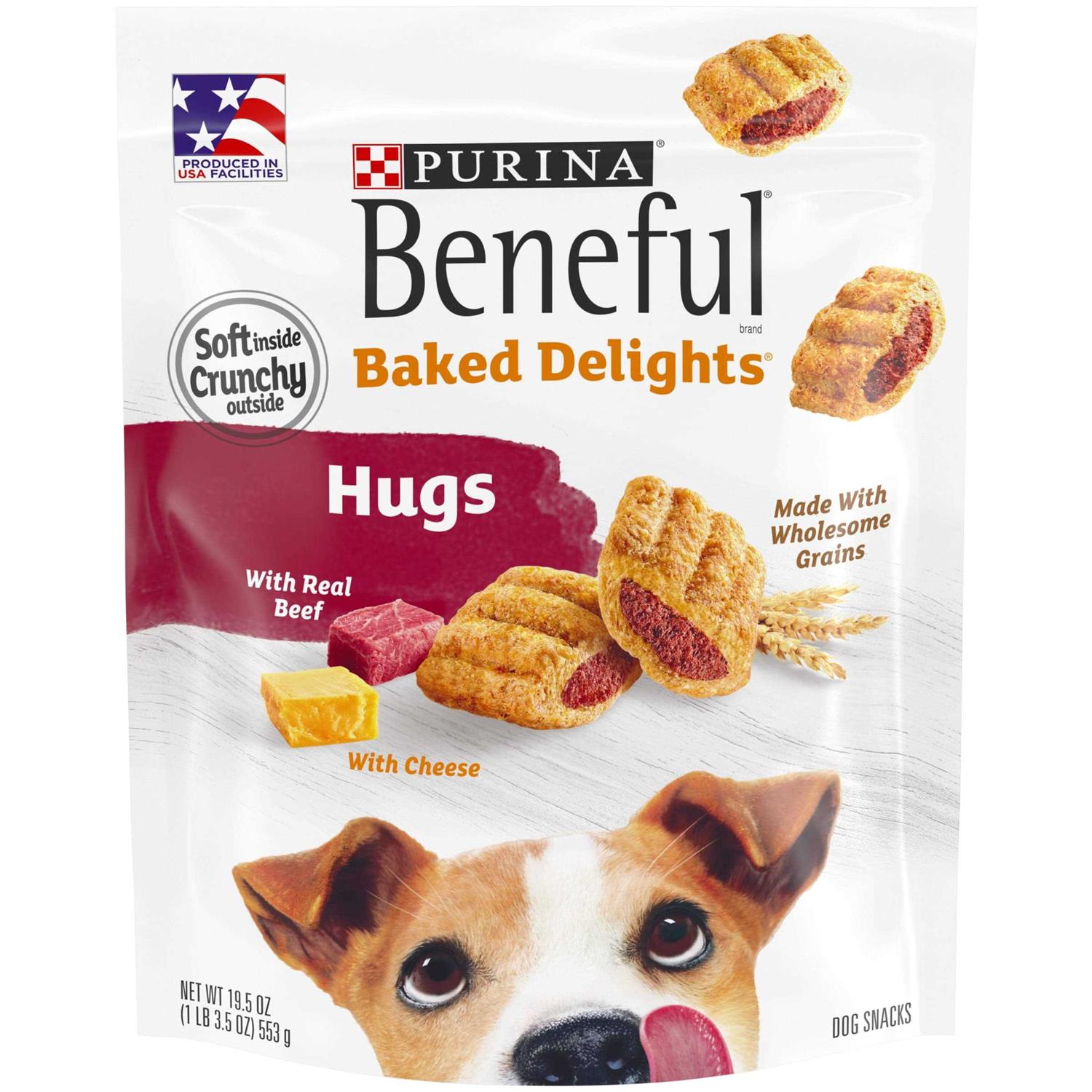 Purina Beneful Baked Delights Hugs Dog Treats - Pet Supplies online store