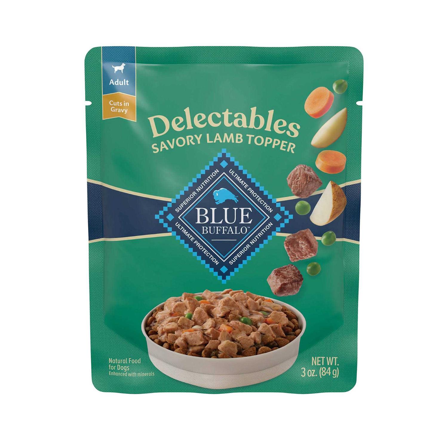 Blue Buffalo Delectables Natural Wet Dog Food Topper Variety Pack - Pet Supplies online store