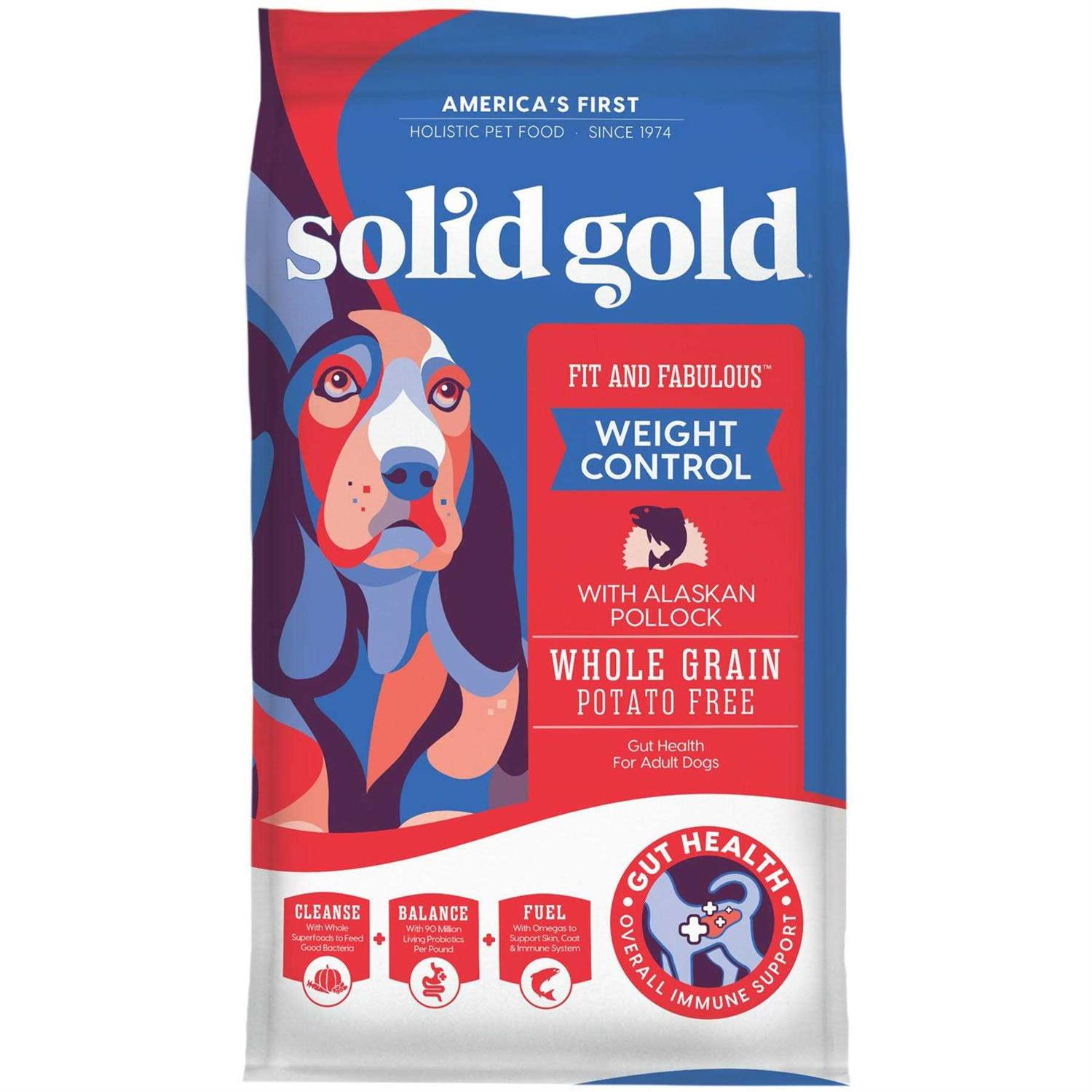 Solid Gold Fit Fabulous Alaskan Pollock Dry Dog Food - Pet Supplies online store