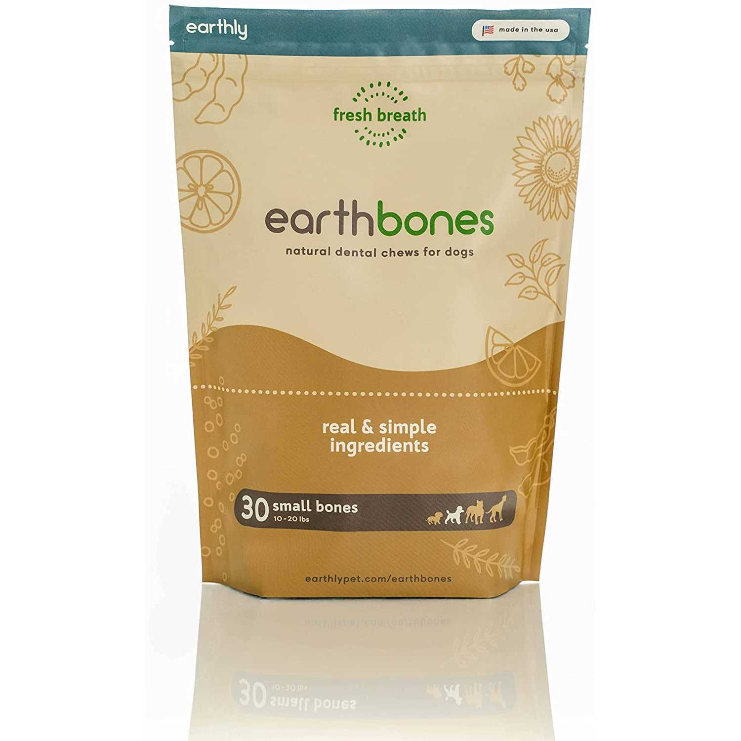 Earthbones Dental Chews for Dogs Bones - Pet Supplies online store
