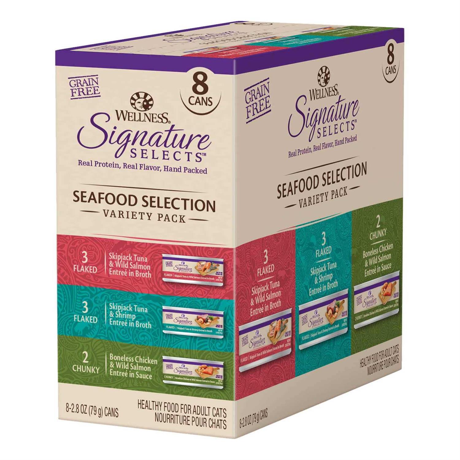 Wellness CORE Signature Selects Seafood Selection Cat Food Variety Pack - Pet Supplies online store