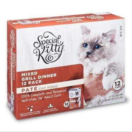 Special Kitty Mixed Grill Dinner Pate Wet Cat Food Multi-Pack - Pet Supplies online store