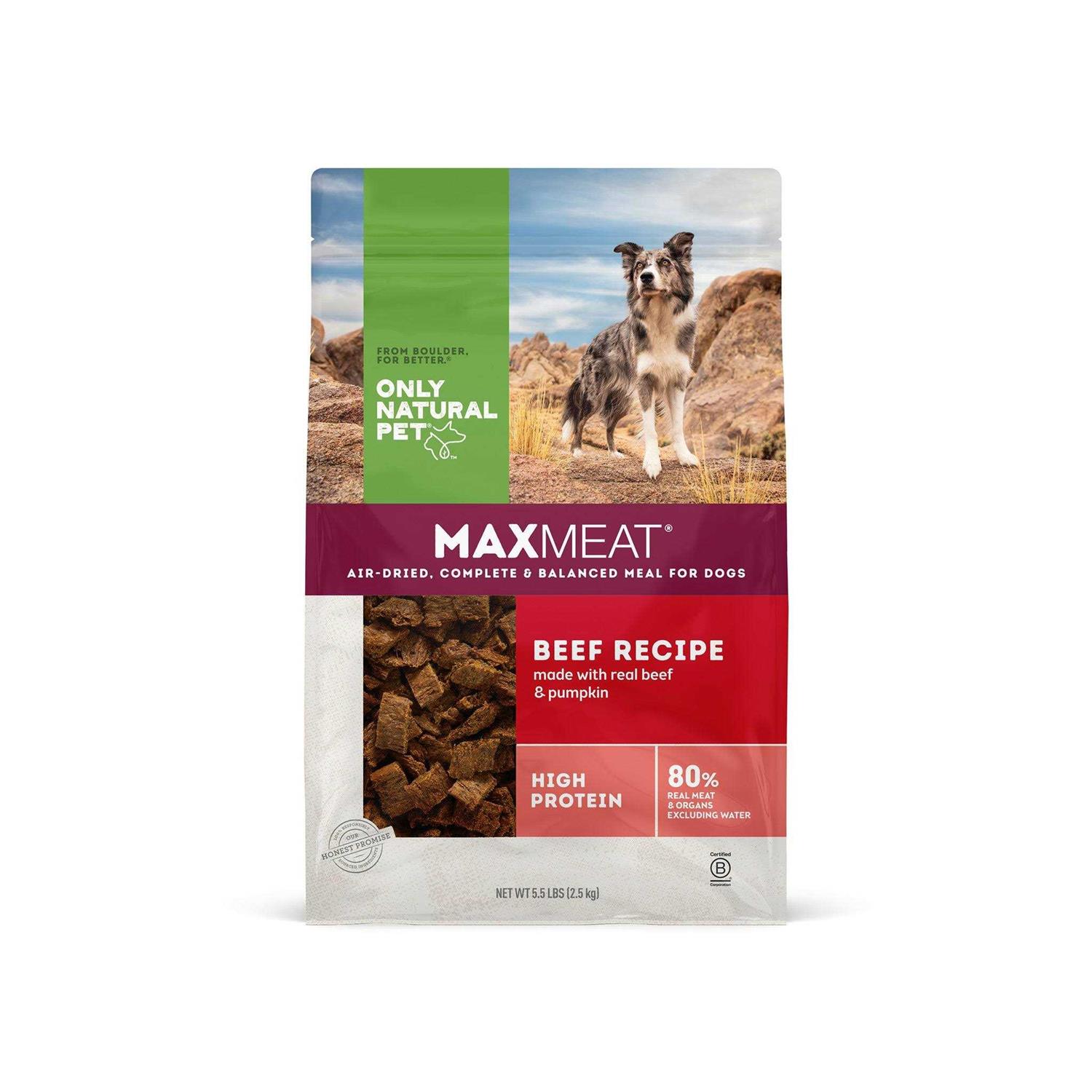 MaxMeat Beef with Pumpkin Recipe Air-Dried Food - Pet Supplies online store