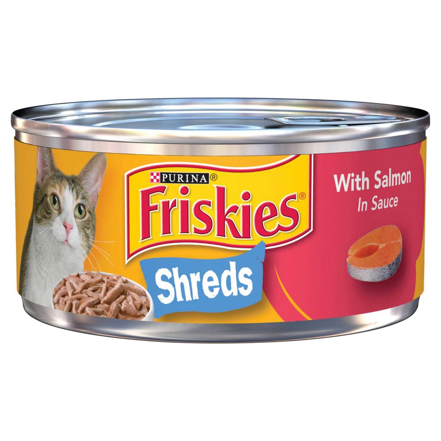 Purina Friskies Shreds Wet Cat Food Salmon in Sauce - Pet Supplies online store