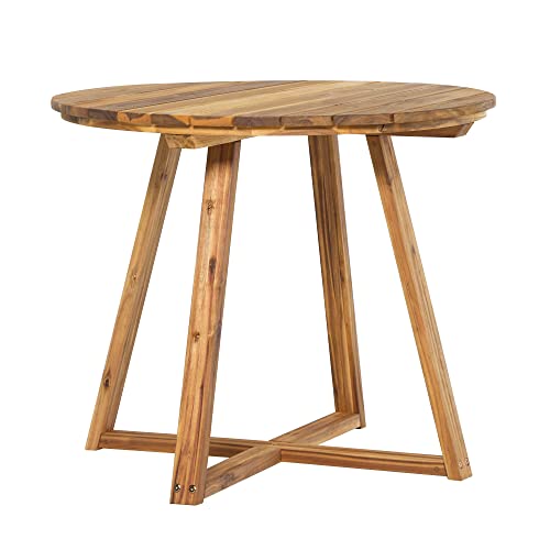 Walker Edison Vita Dining Table, Natural