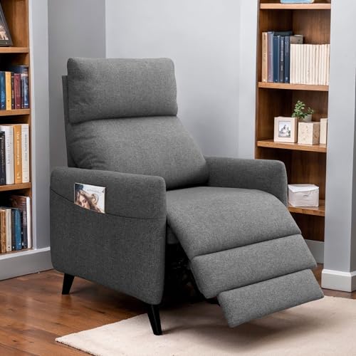 Recliner Chair, Dark Grey