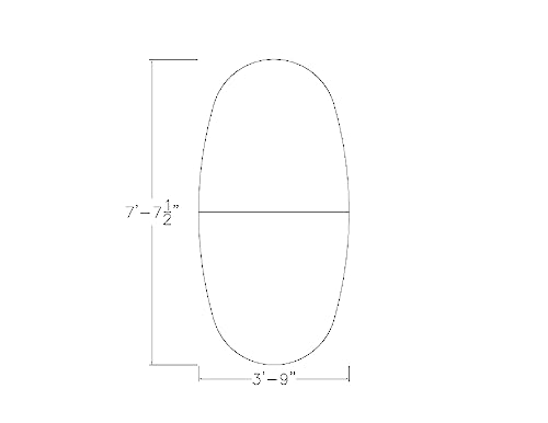 8-Foot Conference Table with Metal Bases | Boat Oval Shape| Harmony Series | 8 Person | Blonde Surfside Ash