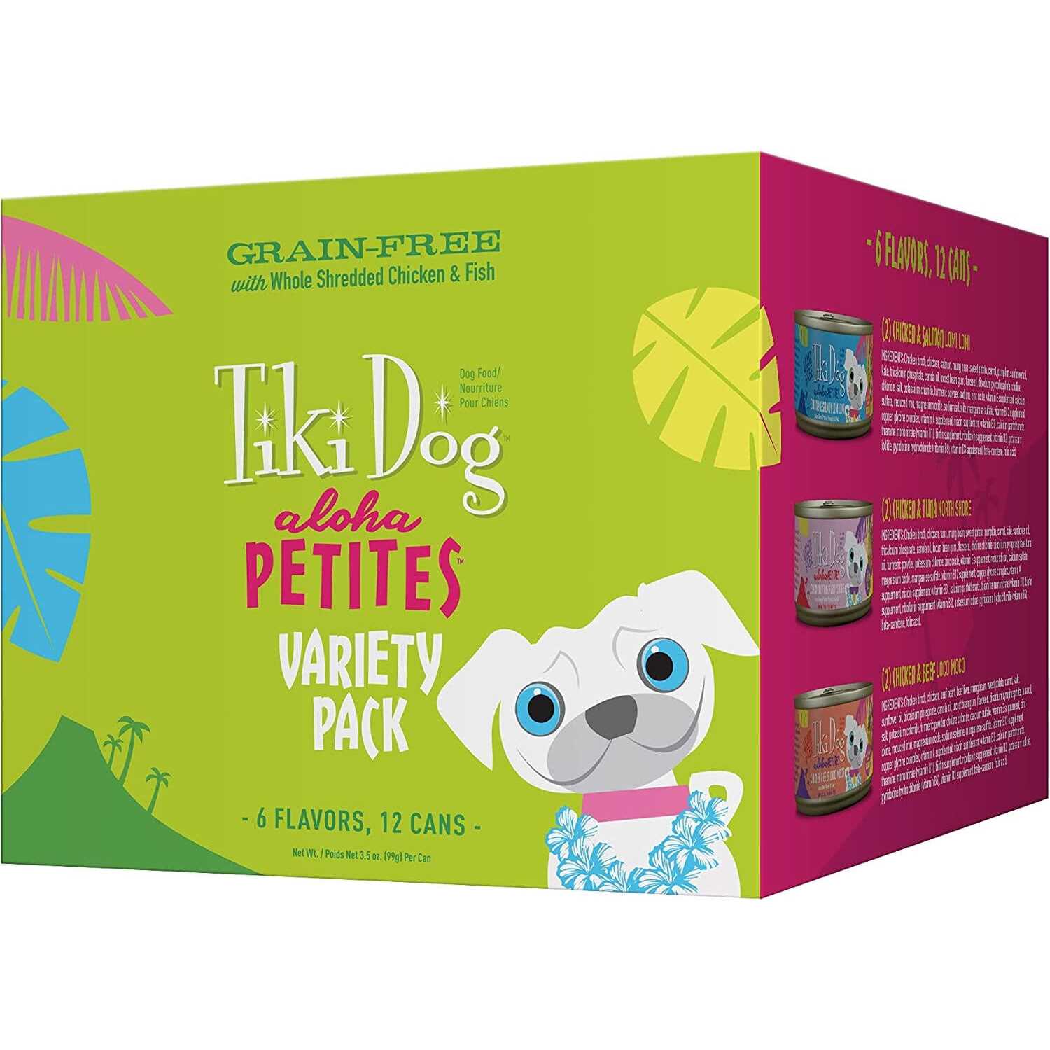 Tiki Dog Aloha Petites Variety Pack Wet Dog Food - Pet Supplies online store