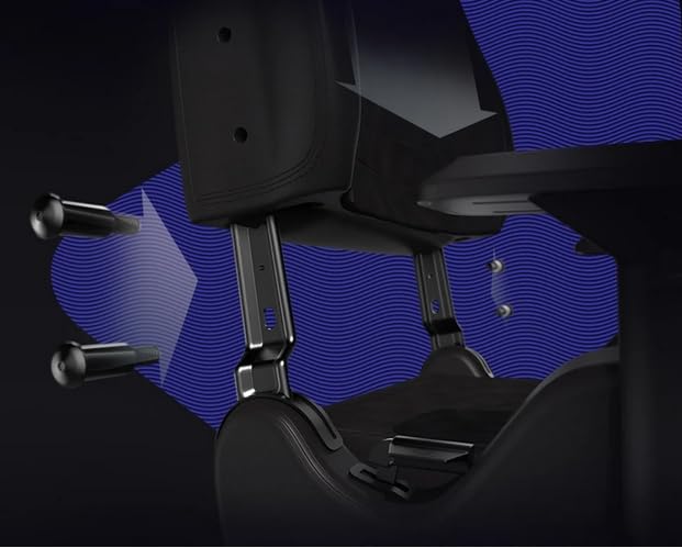 VERTAGEAR PL6800 Ergonomic Big & Tall Gaming Chair Featuring ContourMax Lumbar & VertaAir Seat Systems - Black/White