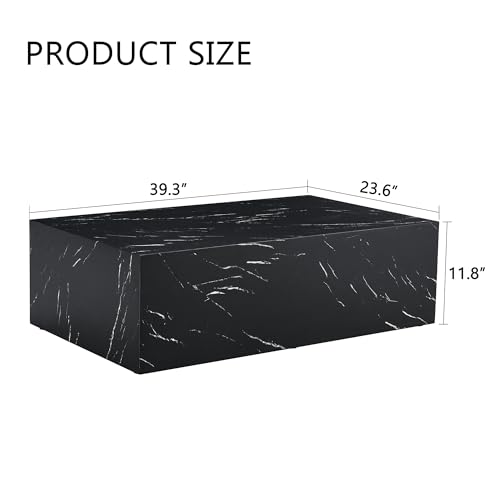 Wood Grain Coffee Table Wood Grain,Rectangle Wood Center Table for Living Room,Contemporary Cocktail Table Center Table for Home,No Assembly Modern Living Room Table