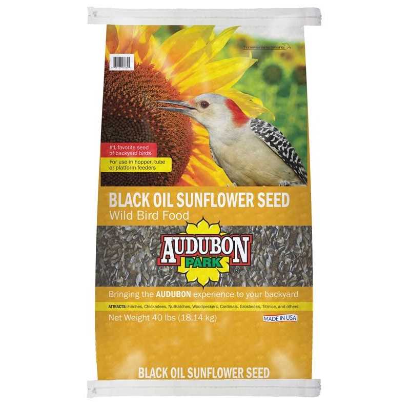 Audubon Park 11801 Black Oil Sunflower Seed Wild Bird Food - Pet Supplies online store