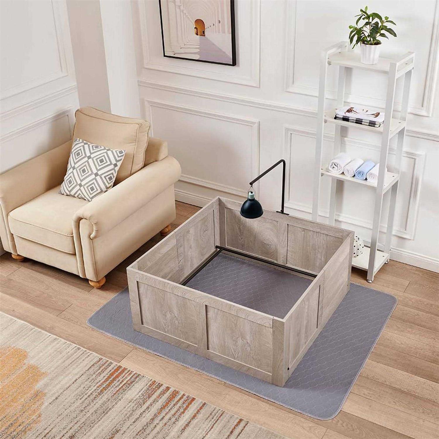 Unipaws Whelping Box for Dogs Small Medium Breed Whelping Pen - Pet Supplies online store