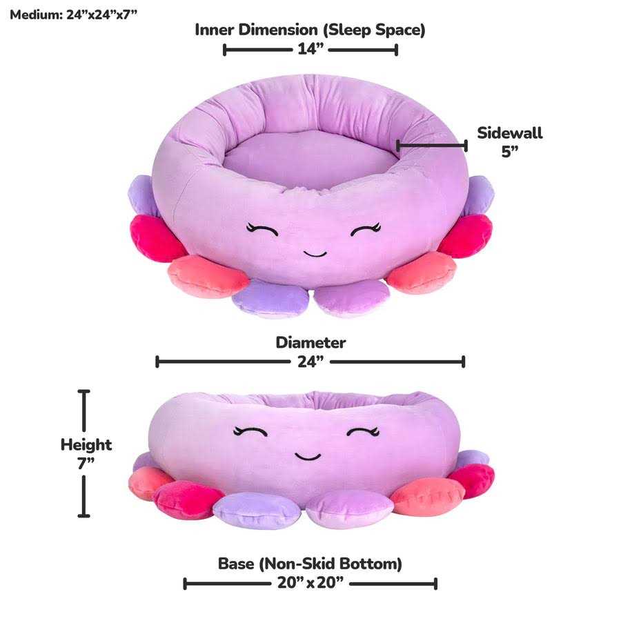 Squishmallows Beula The Octopus Pet Bed - Pet Supplies online store