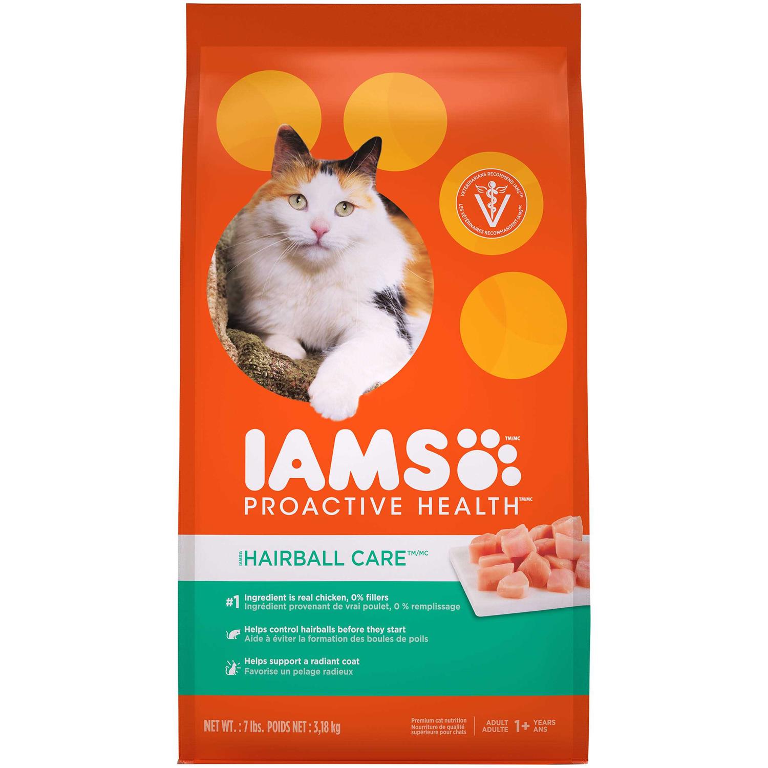 IAMS ProActive Health Hairball Care Adult Cat Dry Food - Pet Supplies online store