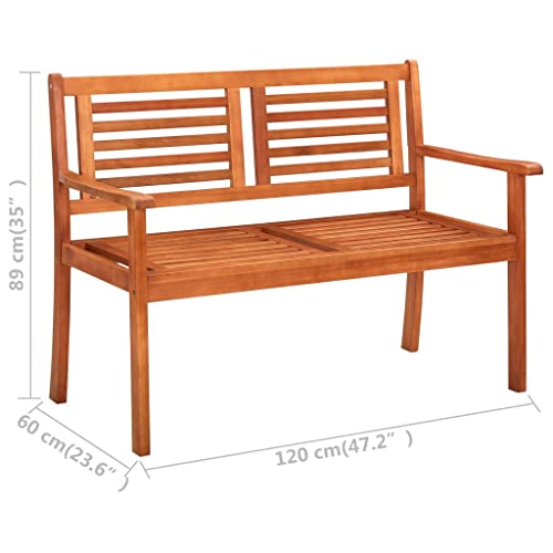 2-Seater Patio Bench 47.2