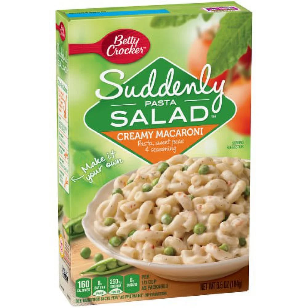 Betty Crocker Suddenly Pasta Salad, Creamy Macaroni
