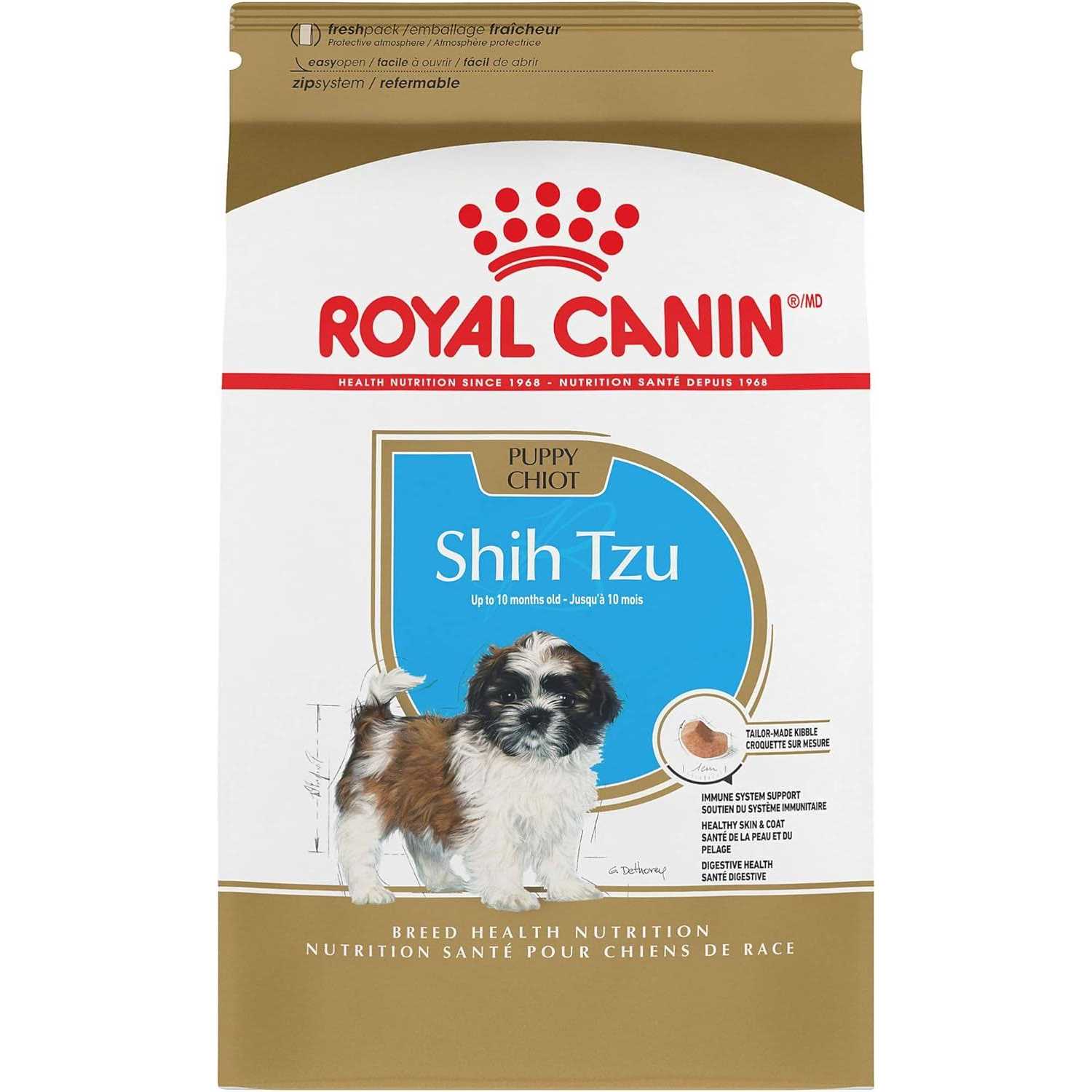 Royal Canin Breed Health Nutrition Shih Tzu Puppy Dry Dog Food - Pet Supplies online store