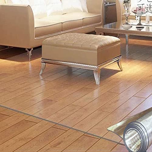 Floor Mat for Chair/Desk/Table/Refrigerator/Carpete, Antistatic Smooth Clear Large Protector Cover, Office Home, Custom Size (Size : 24