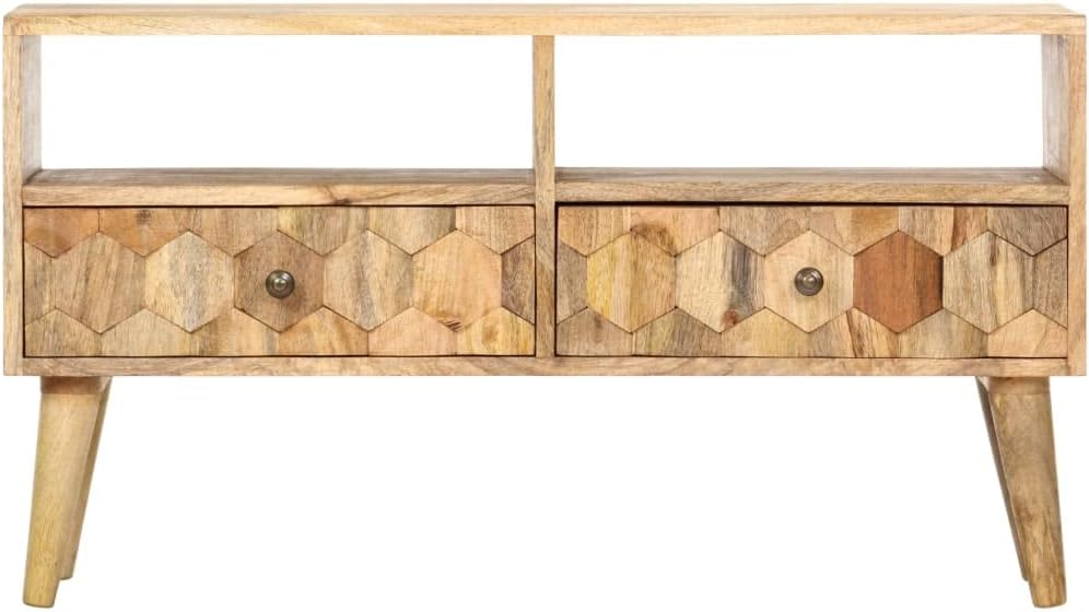 XAVIER Tv Consoles for Living Room Media Console Entertainment CenterTV Stand 35.4