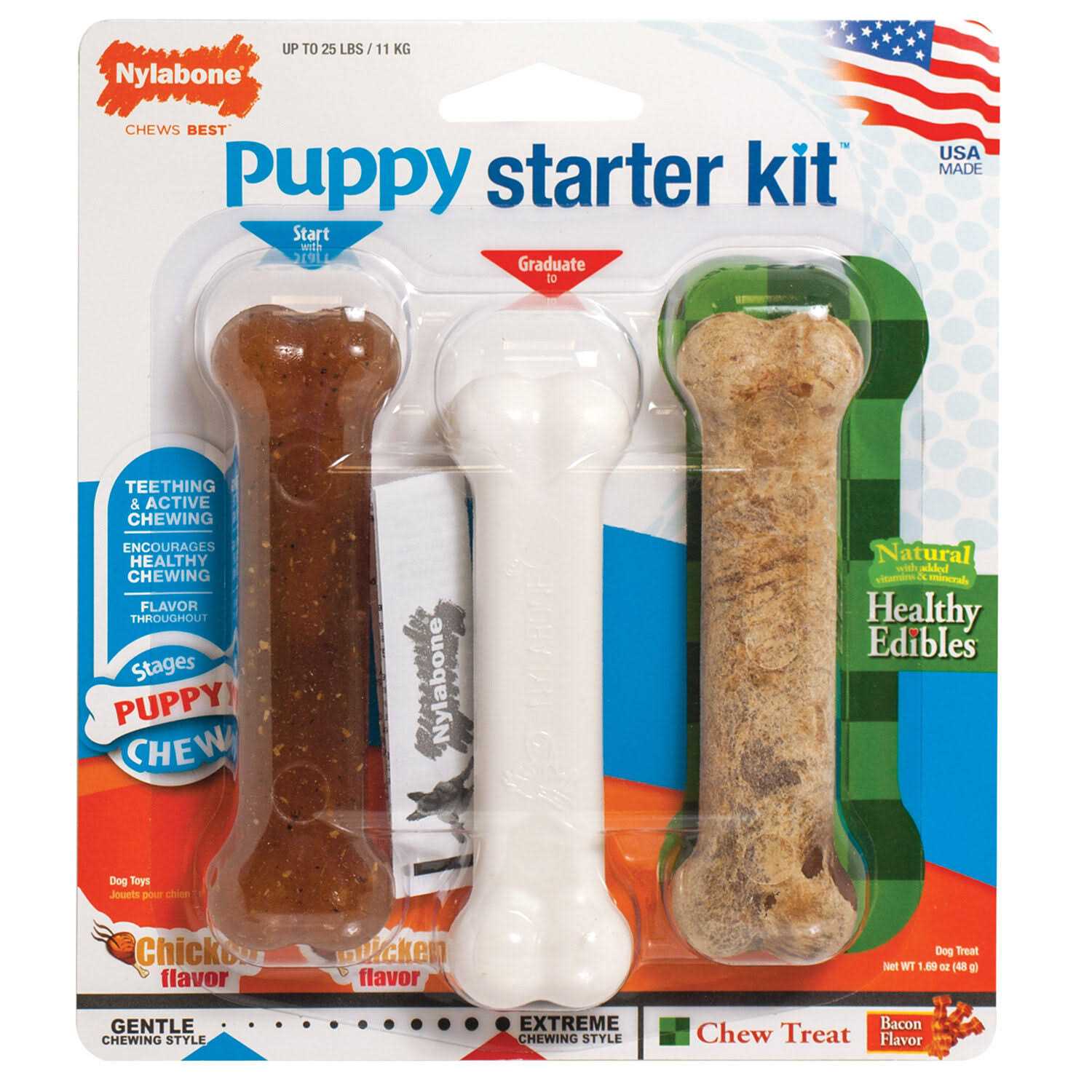 Nylabone Puppy Starter Kit - Pet Supplies online store