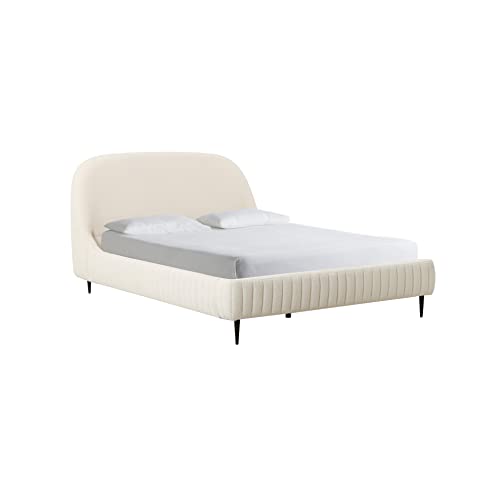 Tov Furniture Denise Cream Boucle Bed in King