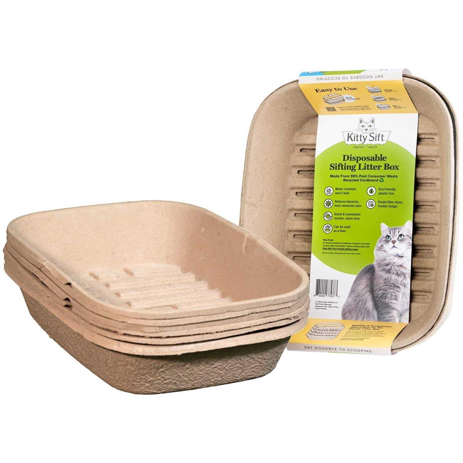 Kitty Sift Disposable Sifting Litter Box - Pet Supplies online store