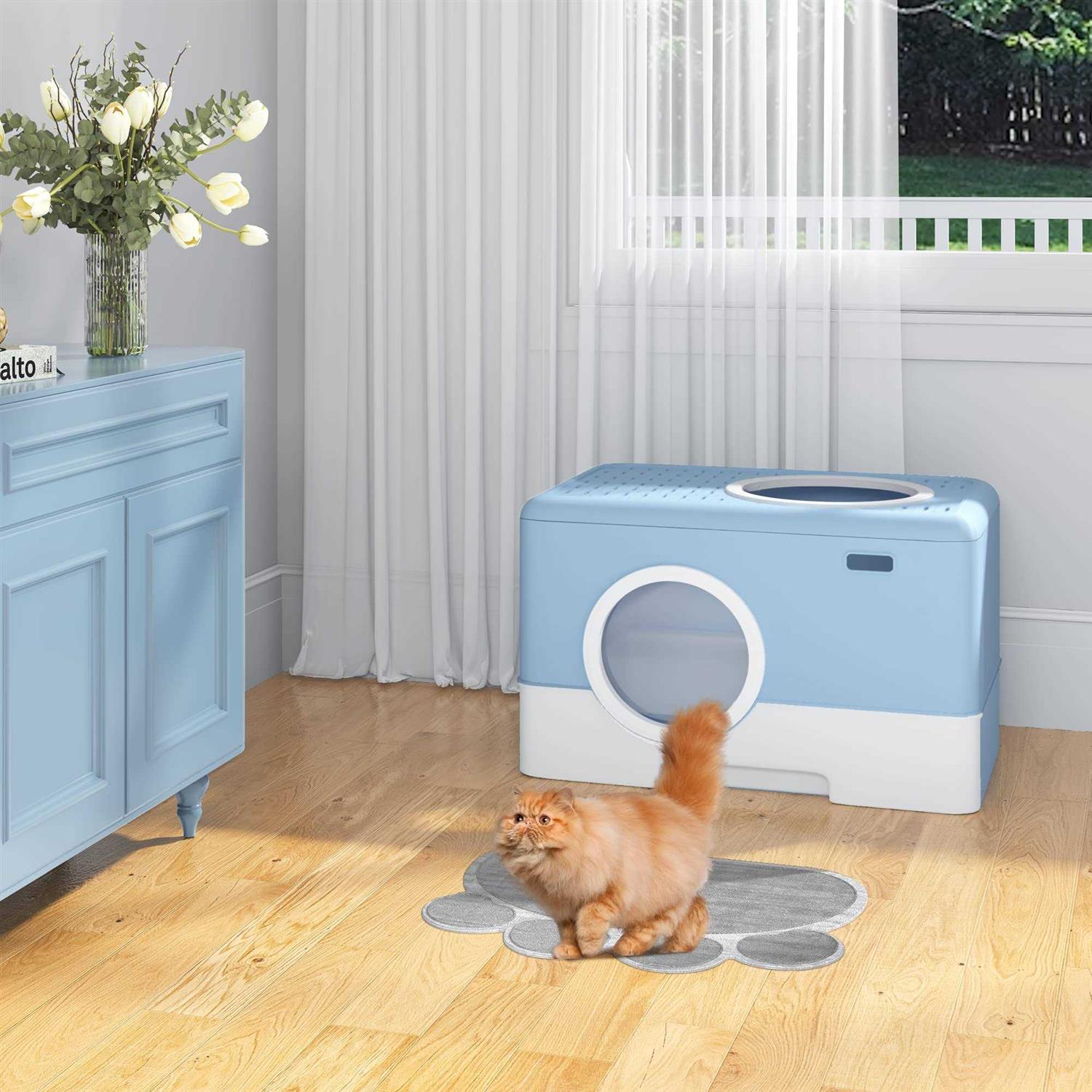 YITAHOME Large Enclosed Cat Litter Box with Lid Cover - Pet Supplies online store