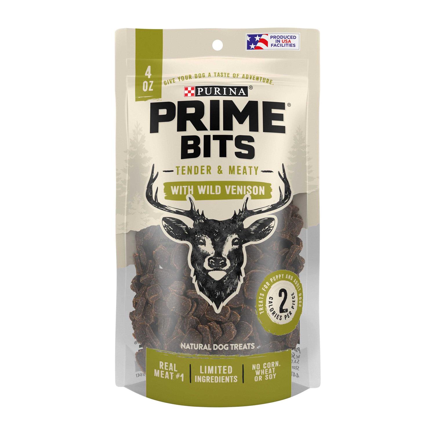 Purina Prime Bits with Wild Venison Natural Dog Treats - Pet Supplies online store