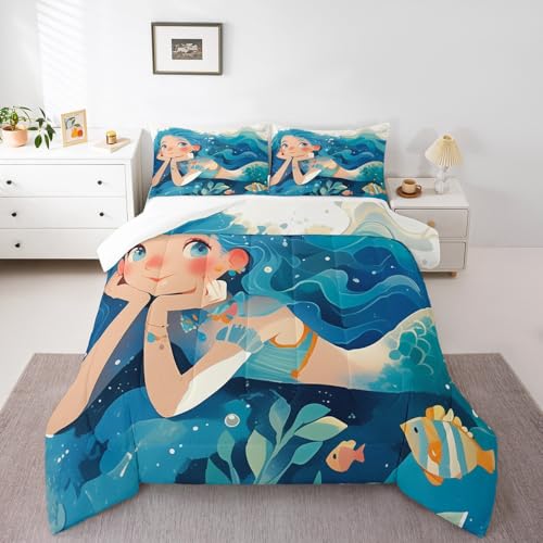 Pink Butterfly King Size Comforter Set,Kids Princess Butterfly Decor All Season Bedding Set,Teens Watercolor Art Comforter,Butterfly Dress Decor Quilt Set Bedroom Collection 3Pcs