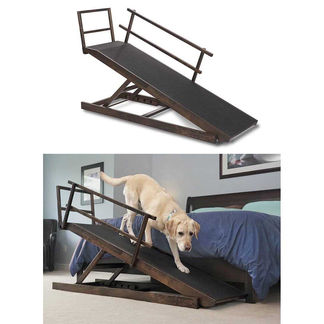 Doggoramps Large Bed Ramp for Big & Medium Dogs Adjustable Height Sturdy - Pet Supplies online store