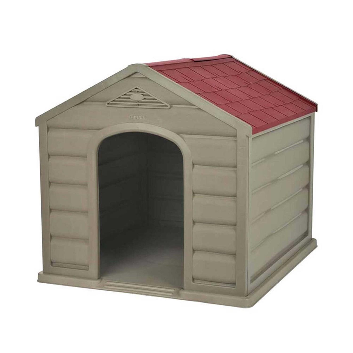 Rimax Dog House for Small Breeds in Taupe - Pet Supplies online store