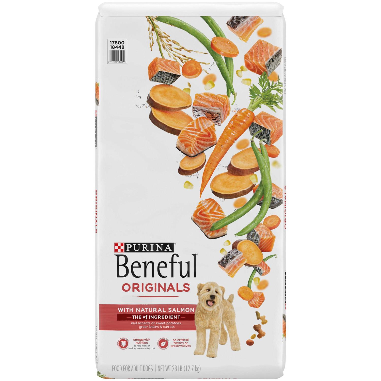 Purina Beneful Originals Salmon Dry Dog Food - Pet Supplies online store