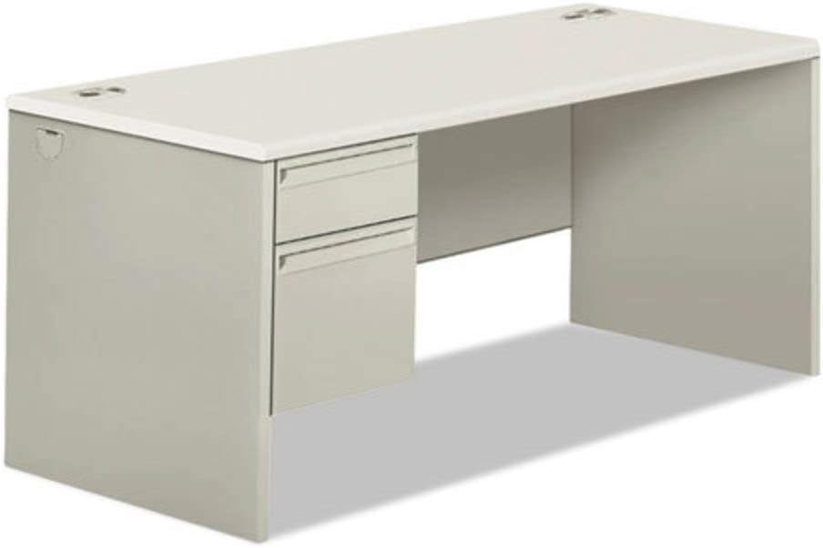 HON 38000 Series Right Pedestal Desk, 66