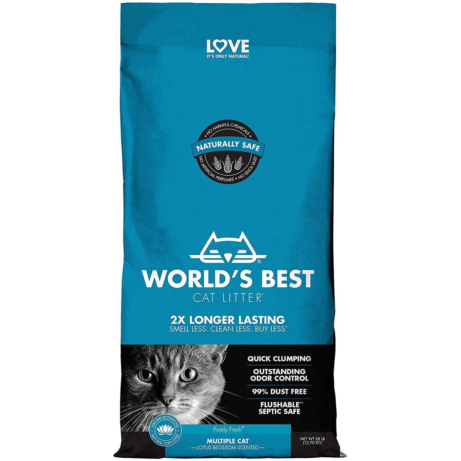 World's Best Cat Litter Multiple Cat Lotus Blossom Scented - Pet Supplies online store