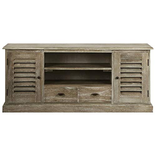 TV Stand Solid Mindi Wood 57.1