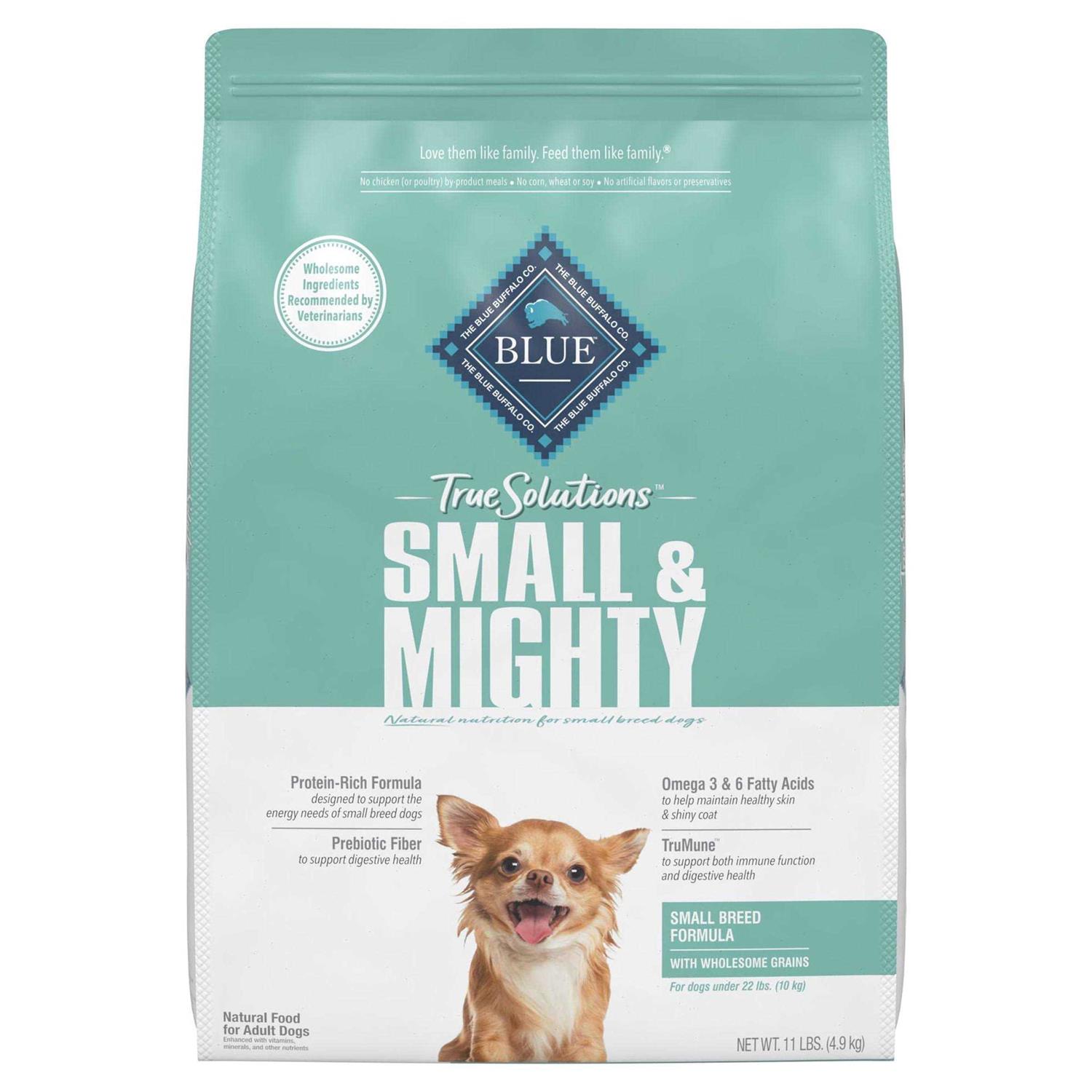 Blue Buffalo True Solutions Small & Mighty Natural Small Breed Adult Dry Dog Food - Pet Supplies online store