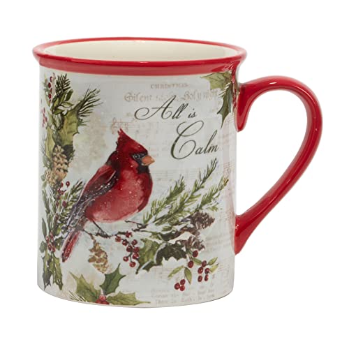 Certified International Silent Night 16 oz. Mugs, Set of 4