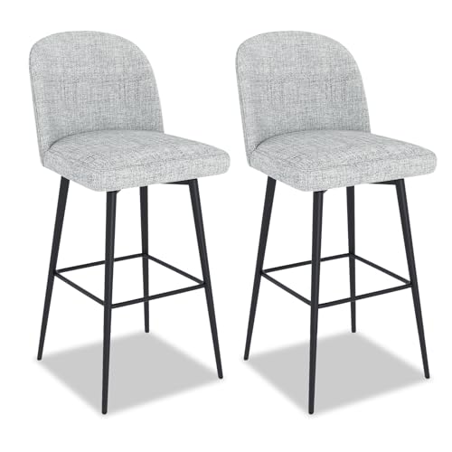 MUUEGM 360°Swivel Counter Barstools,26.9