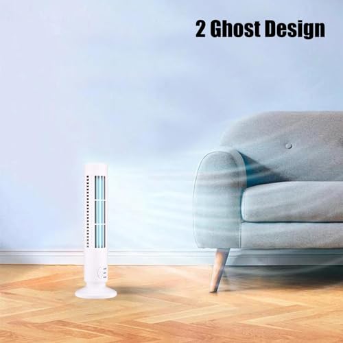 Portable Fan Conditioner With 2 Speed USB/AC Conditioner With Timer low noise For Home Office Bedroom 2024 New Fan For Room Portable Room Conditioners (Black)