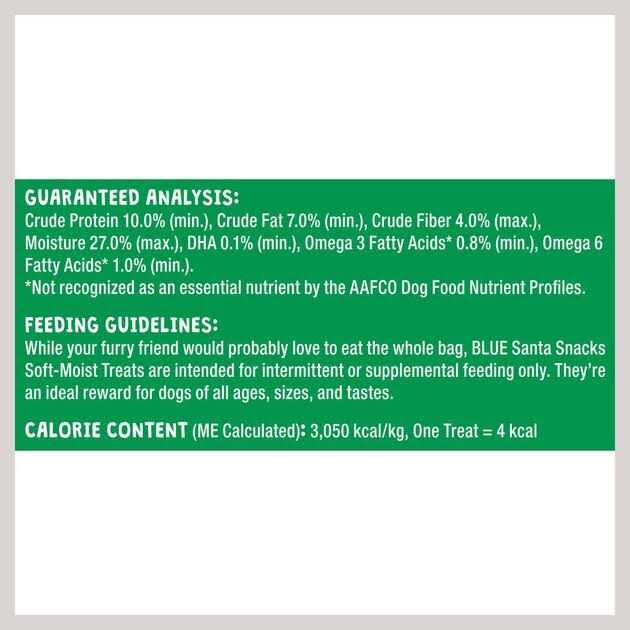 Blue Buffalo Chicken Santa Snacks Natural Soft Dog Treats - Pet Supplies online store