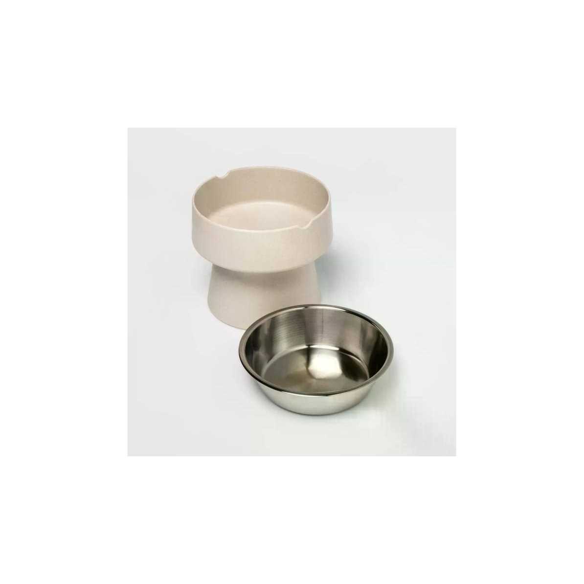 Boots & Barkley Elevated Dog Bowl Gray - Pet Supplies online store