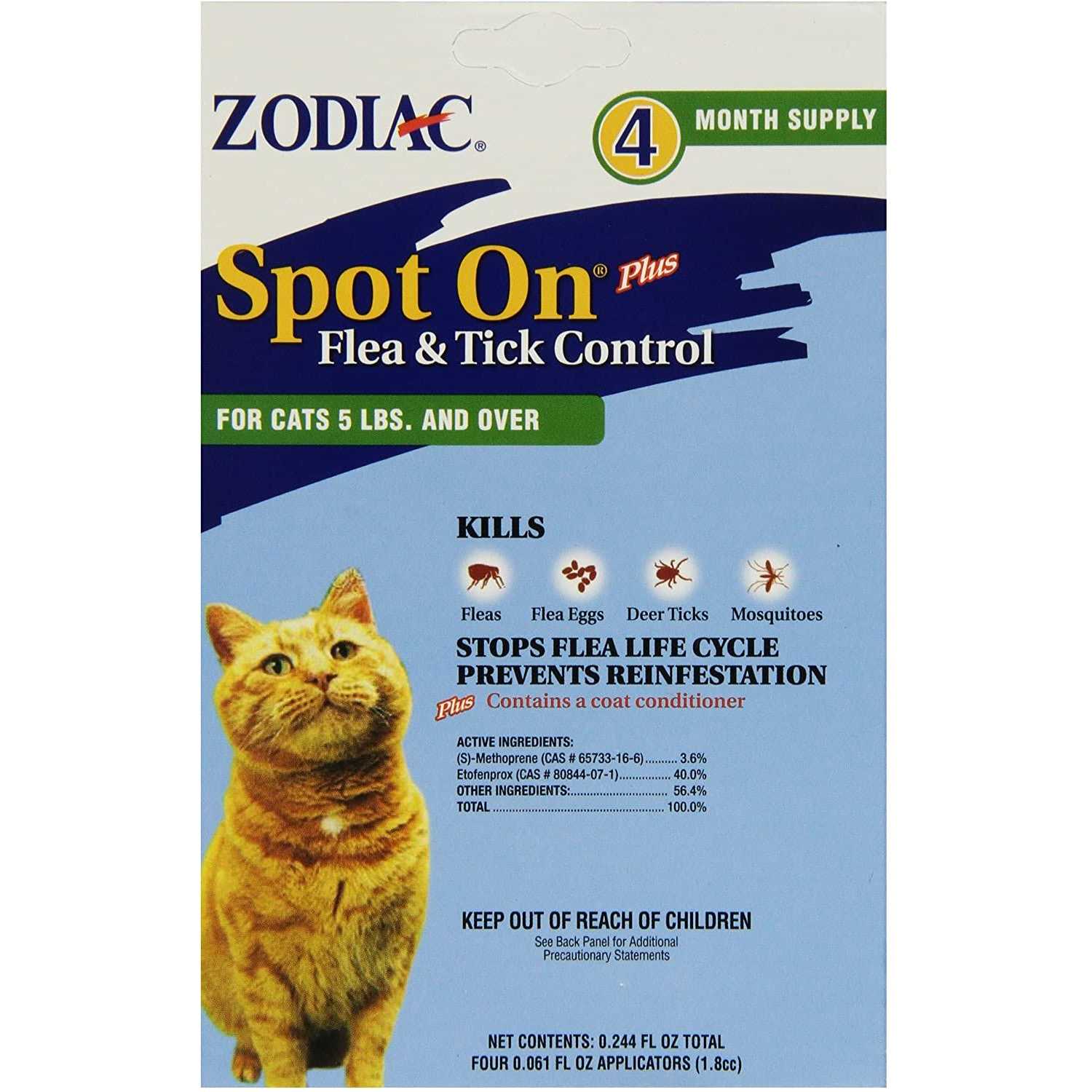 Zodiac Spot On Flea Cats & Kittens - Pet Supplies online store