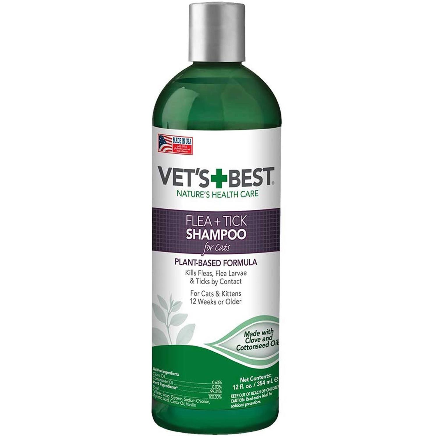 Vet's Best Flea & Tick Shampoo for Cats - Pet Supplies online store