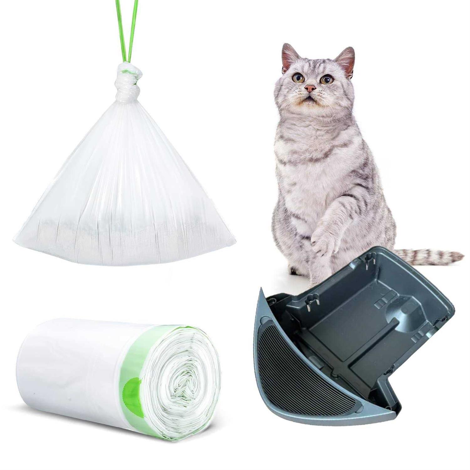 KropBom Waste Drawer Liners Bags Replacement Compatible with Litter Box Robot 4 and 3 - Pet Supplies online store
