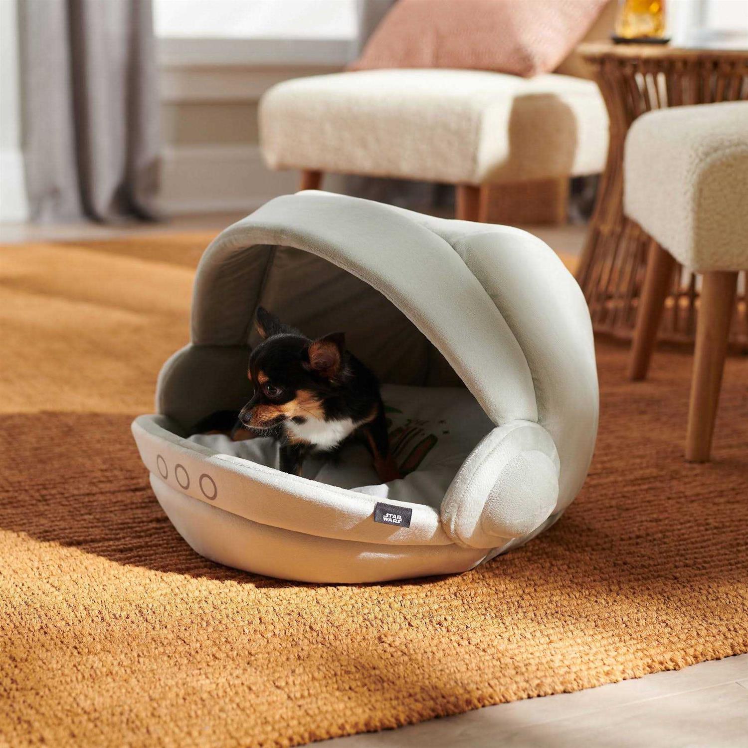 STAR WARS THE MANDALORIAN'S CHILD Pram Covered Cat & Dog Bed - Pet Supplies online store