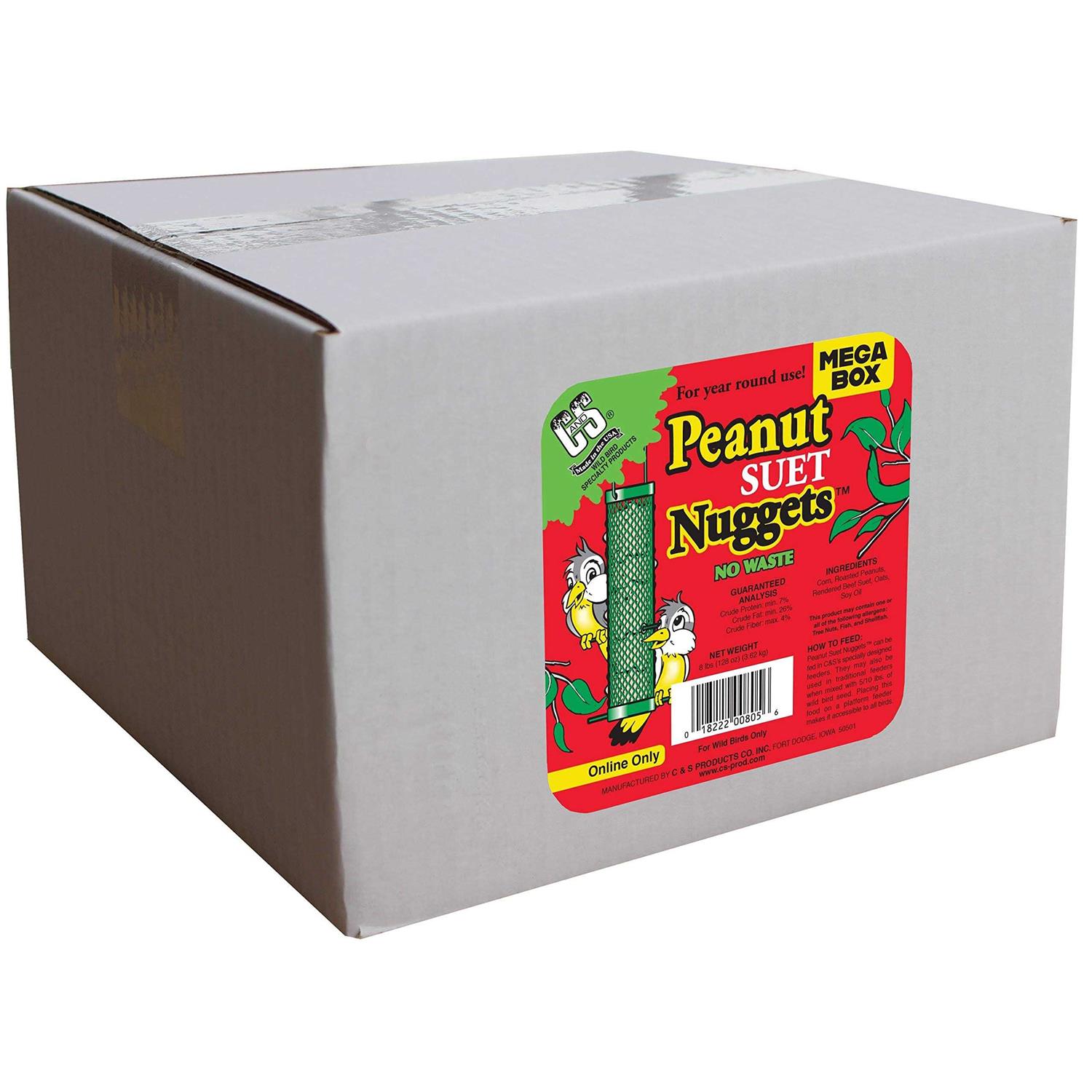 C&s Peanut No-melt Suet Dough Nuggets - Pet Supplies online store