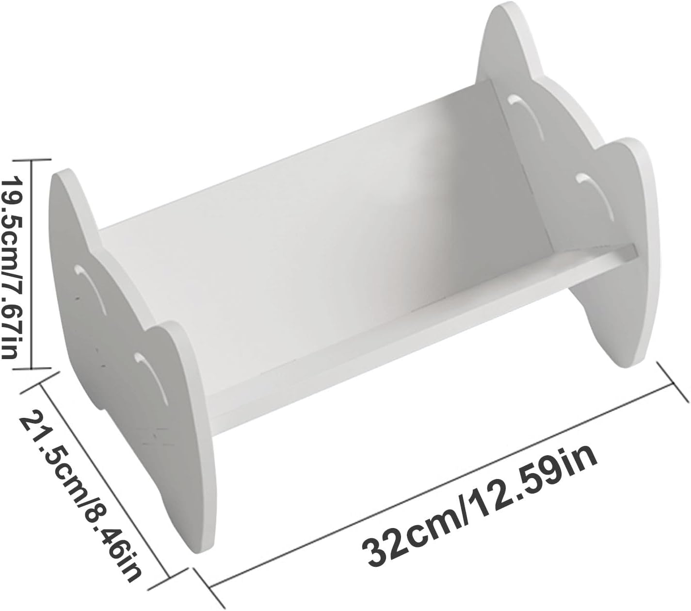 Small Desktop Bookcase | Desktop Bookshelf | Bookshelf for Desk | Compact Desktop Shelf Tabletop Bookshelf | Desktop Organizer with Shelves | Office Desktop Bookshelf | Rustic Desktop Bookshelf