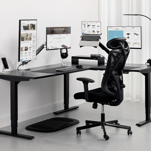 Progressive Desk L Shaped Height Adjustable Standing Desk 72